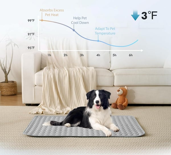 Dog Cooling Mat (4x more effective)