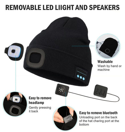 ❤️‍🔥Hot Sale 49%💯OFF3-in-1 Function Bluetooth Beanie